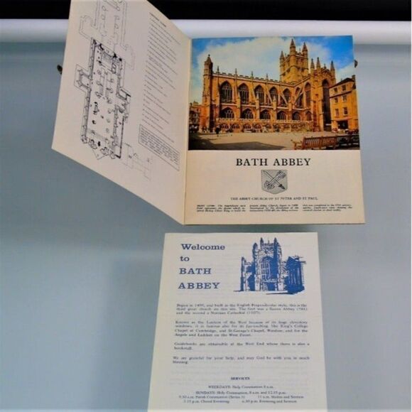 Bath Abbey 1975 Pitkin Pictorial Guide Pride Of Britain by Reginald W M Wright - Picture 3 of 8